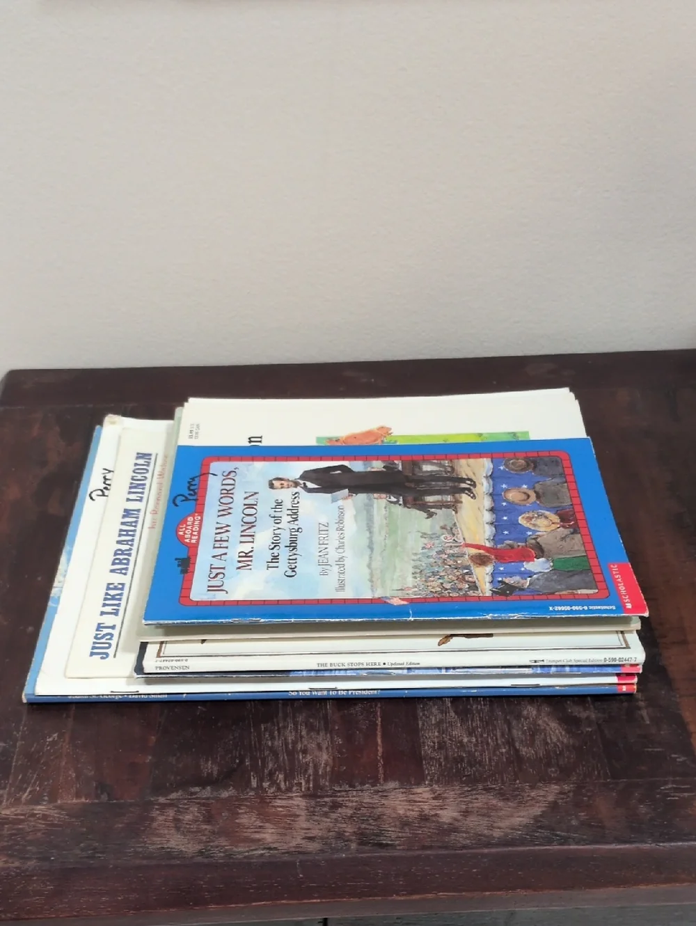 Scholastic Vintage Presidential Picture Book Non Fiction Lot of 10 Books - Used
